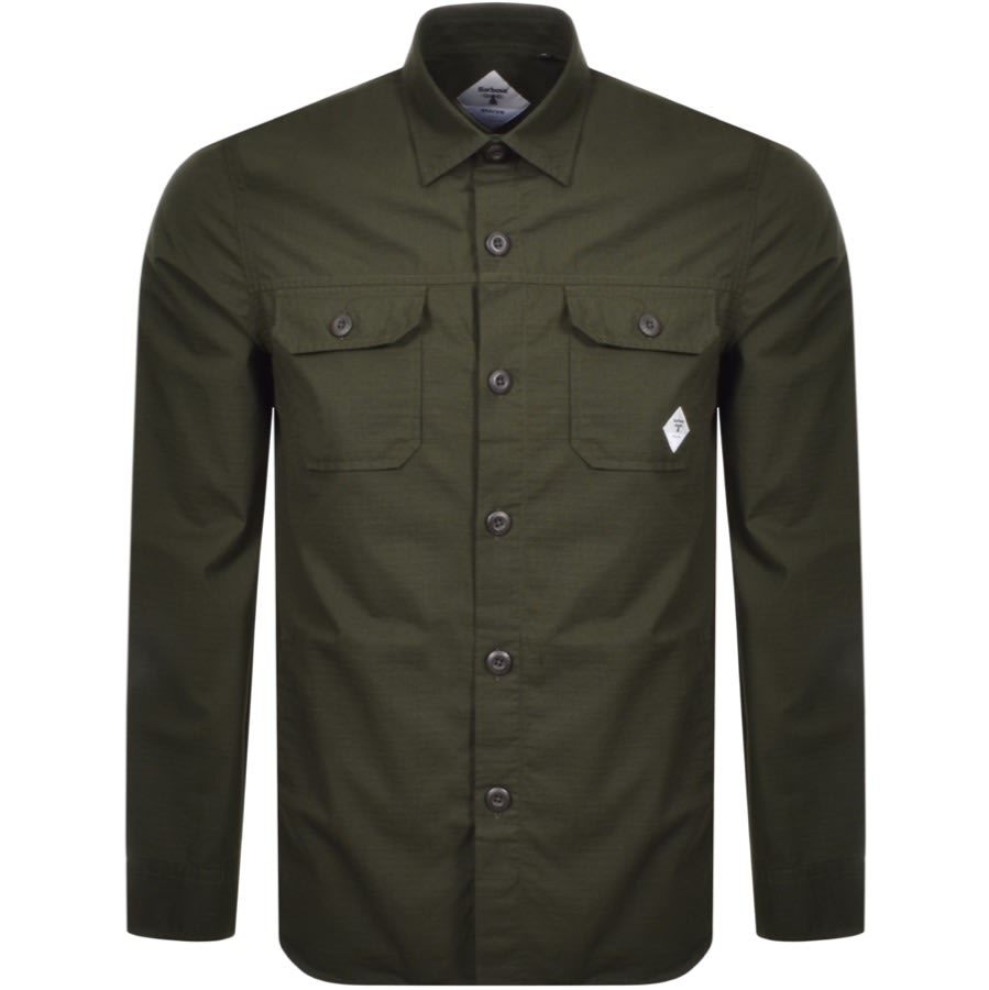 Alternative Image for ProductBarbour Beacon Ripstop Overshirt Jacket Green1